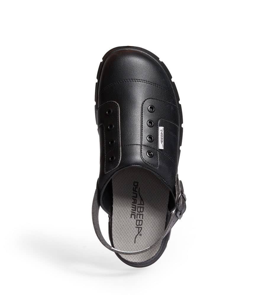 Abeba Clog 7361 - Dynamic Mikrofaser, schwarz zertifiziert 42 EU, 42 EU