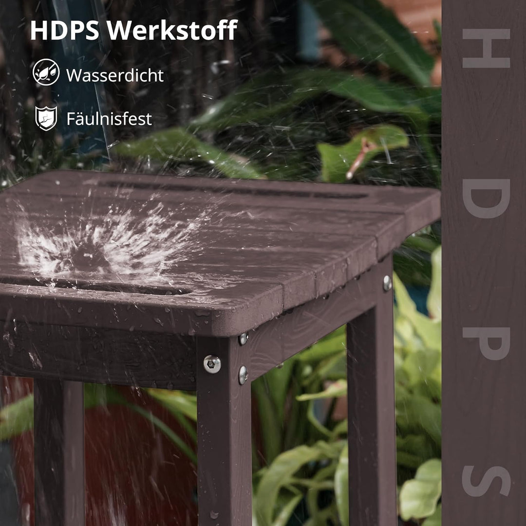 LUE BONA HDPS Duschbänke, Duschhocker zum Rasieren der Beine mit Ablage, wasserdichter Badstuhlsitz
