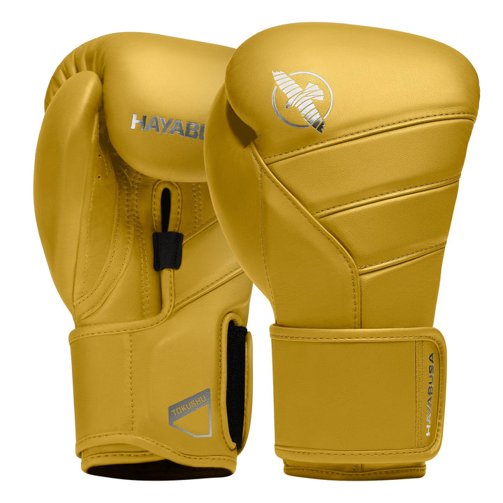 Hayabusa T3 Kanpeki Bokshandschoenen 12oz Tigergelb, 12oz Tigergelb