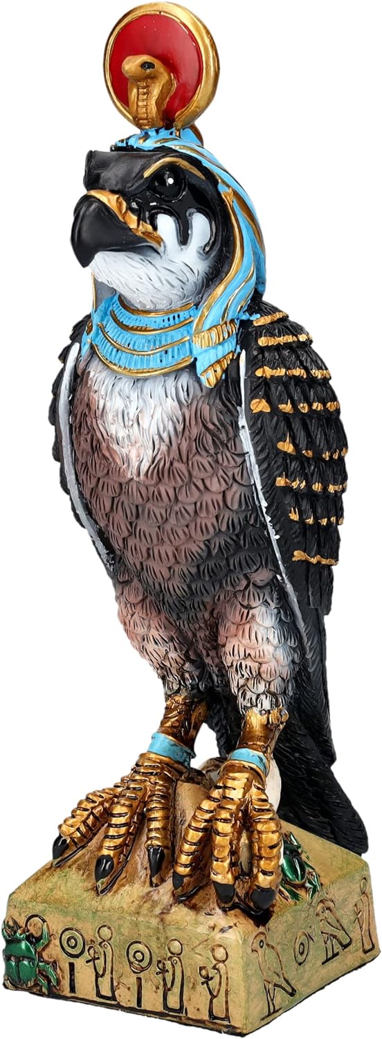 Pacific Giftware Ra Figur als Falke von Stanley Morrison | Re Ägypten Götter Gottheiten Statue