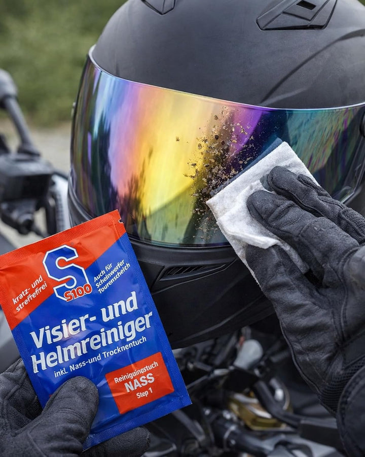 S100 Visier- und Helmreiniger Tuch Set 10 Stück