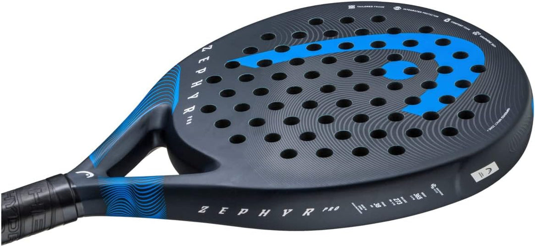 HEAD Zephyr Pro 2023 Padelschläger, schwarz/blau