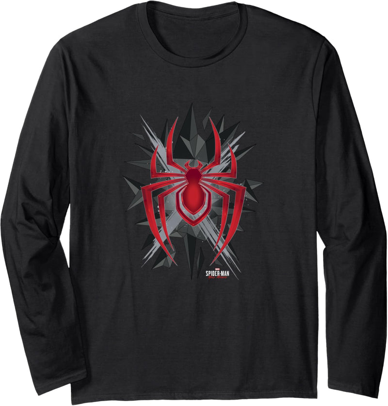 Marvel Spider-Man: Miles Morales Polygon Spider Langarmshirt