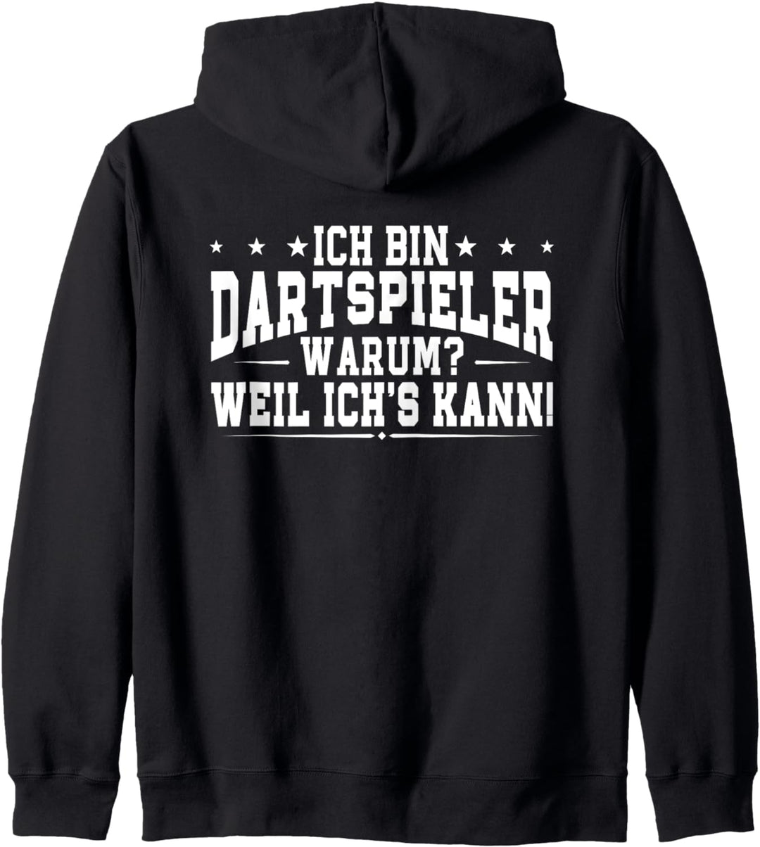 Darts Dartspieler Kapuzenjacke