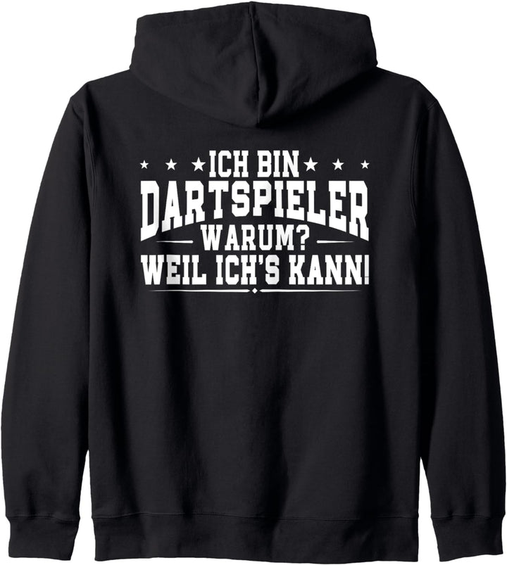 Darts Dartspieler Kapuzenjacke
