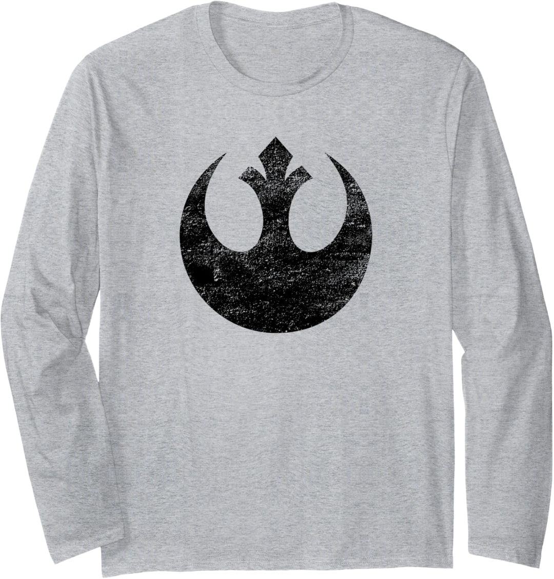 Star Wars Rebel Alliance Logo Weathered Light Langarmshirt