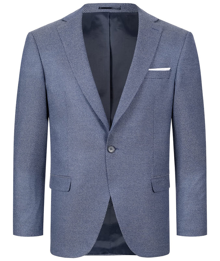 Indumentum Herren Sakko Blazer IJS-100 XL Blau, XL Blau