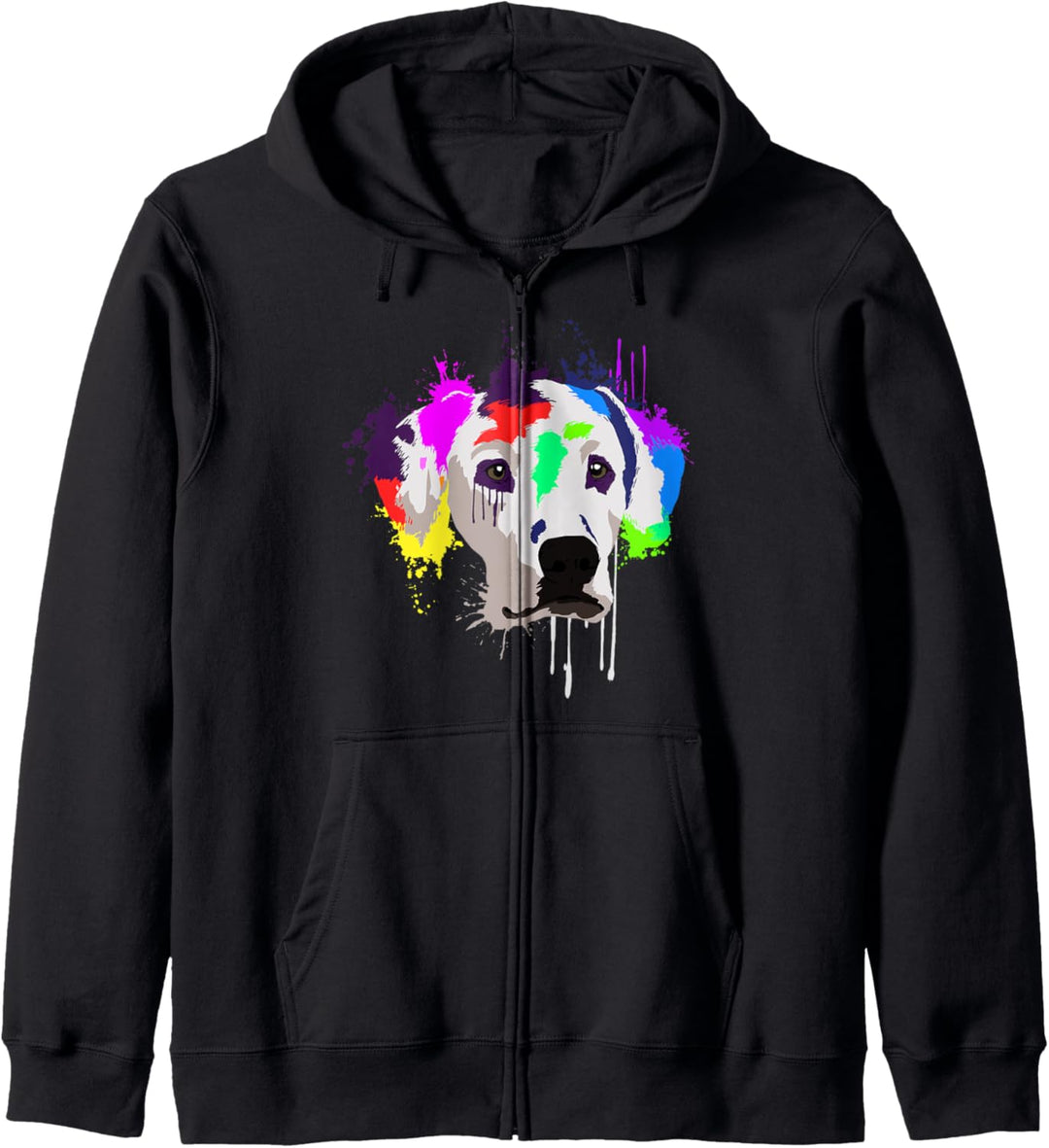 Splash Art Dalmatiner Hundehalter Geschenkidee Hunde Kapuzenjacke