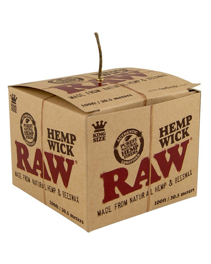 30,5 Meter RAW Hemp Wick Hanfdocht mit Bienenwachs zum gesünderen Anzünden von Bongs Joints usw