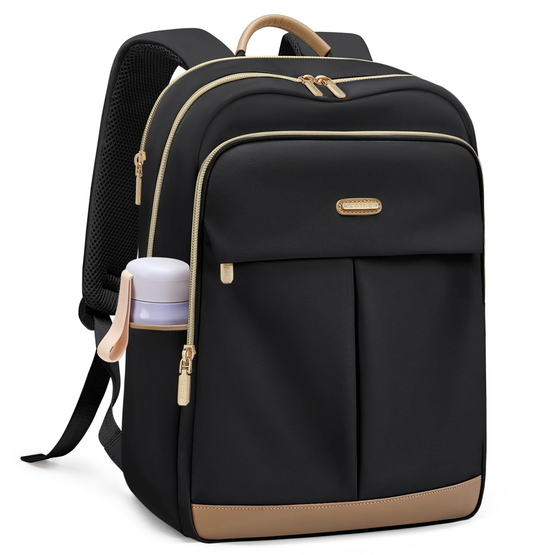 VNINE Rucksack Damen,16Zoll Laptop Schulrucksack Teenager,Travel Backpack Women Elegant Uni, Tagesru