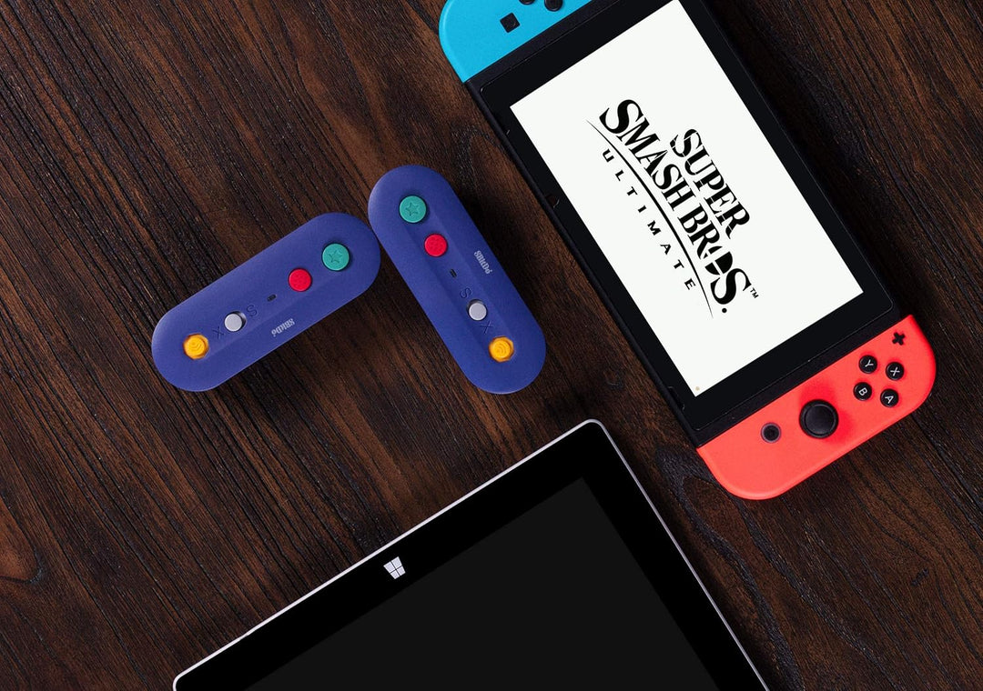 8Bitdo G Bros. Wireless Adapter for Nintendo Switch (Works with Wired GameCube & Classic Edition Con