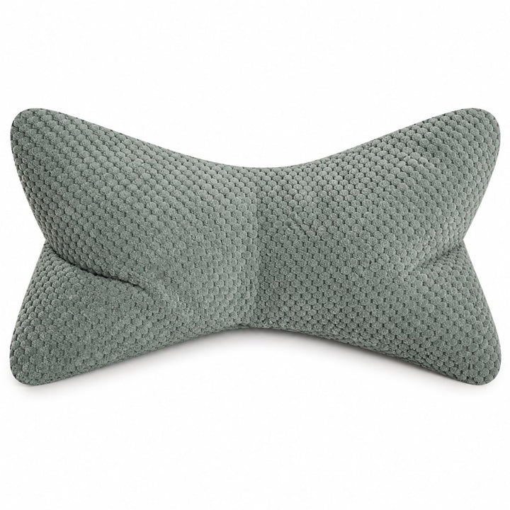 ReWu Leseknochen Comodo Salbei 41,6 x 25 x 16 cm, ergonomisches Stützkissen mit weicher Struktur, fo