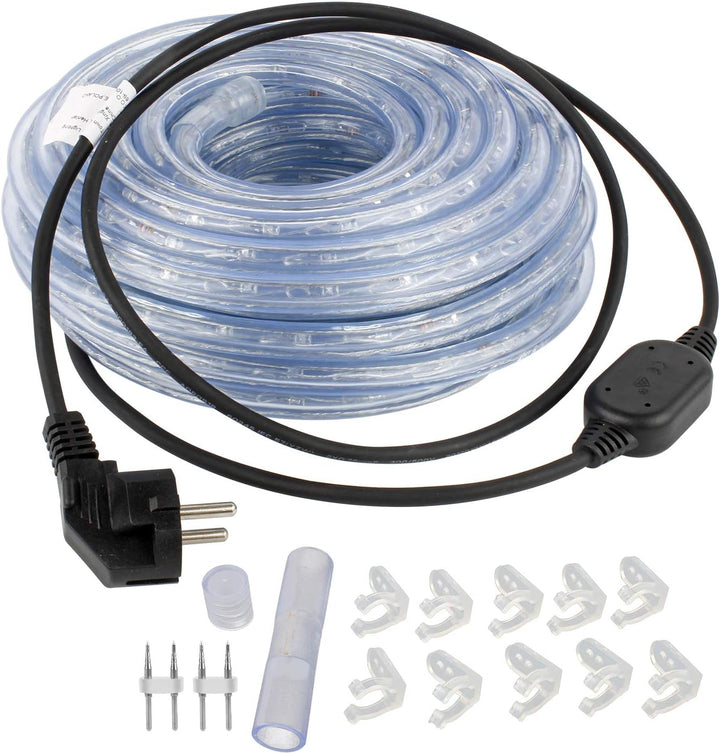 Forever Speed 50Meter LED Lichterschlauch Lichterkette Schlauch Leiste Aussen und Innen Warmweiss 18