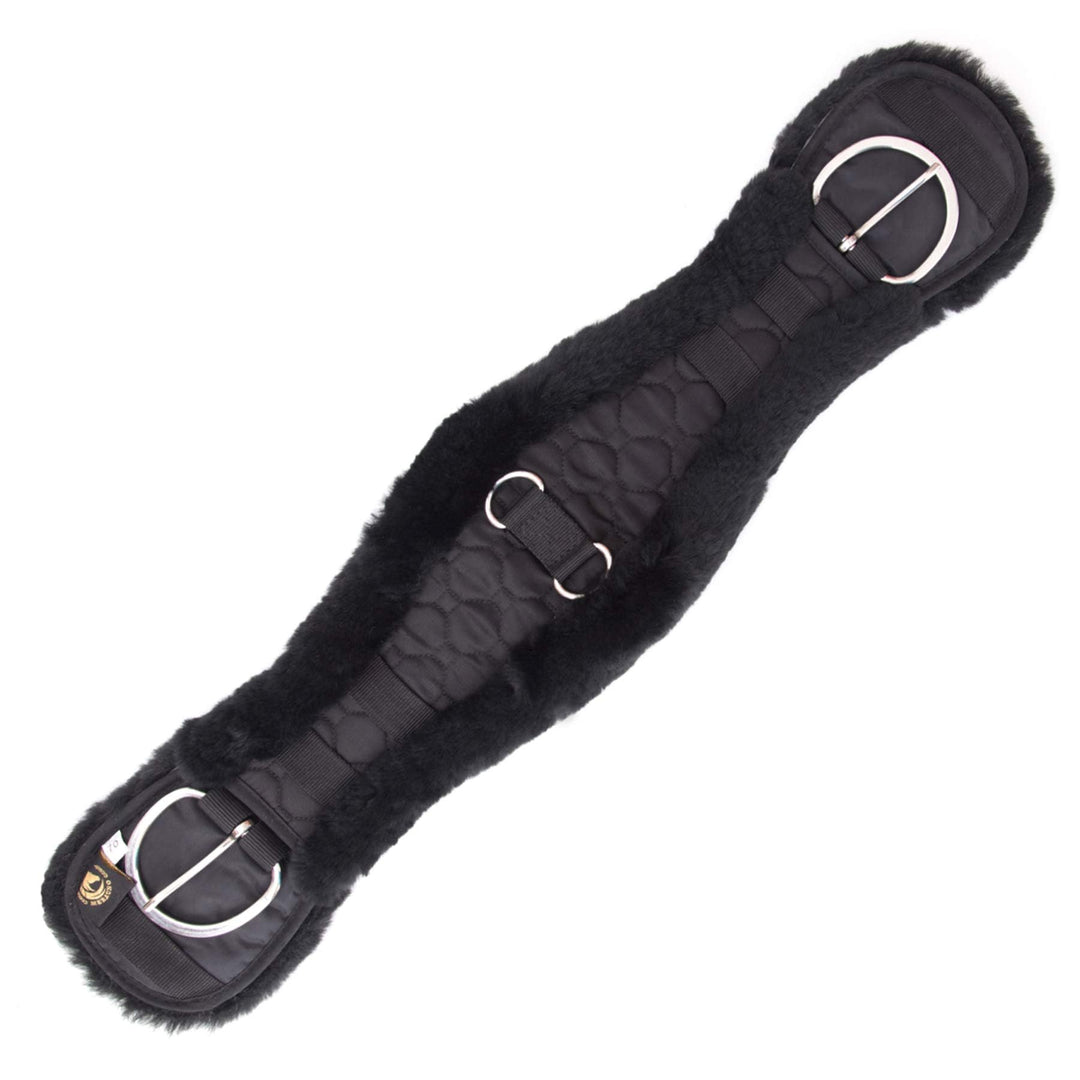 Merauno® Lammwolle Western Konturgurt Sattelgurt, aus Qualitäts Merino Lammwolle, spezielle anatomis