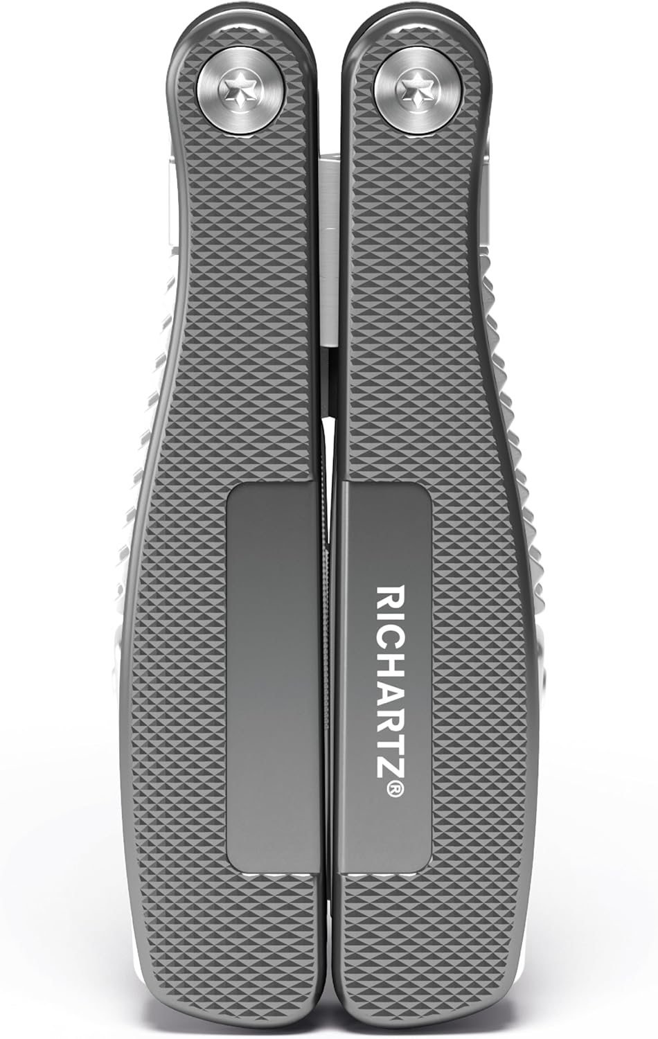 WORKER tool | Multitool mit Safety-Lock Verriegelung | 12 Funktionen | Edelstahlgriffe mit fein stru
