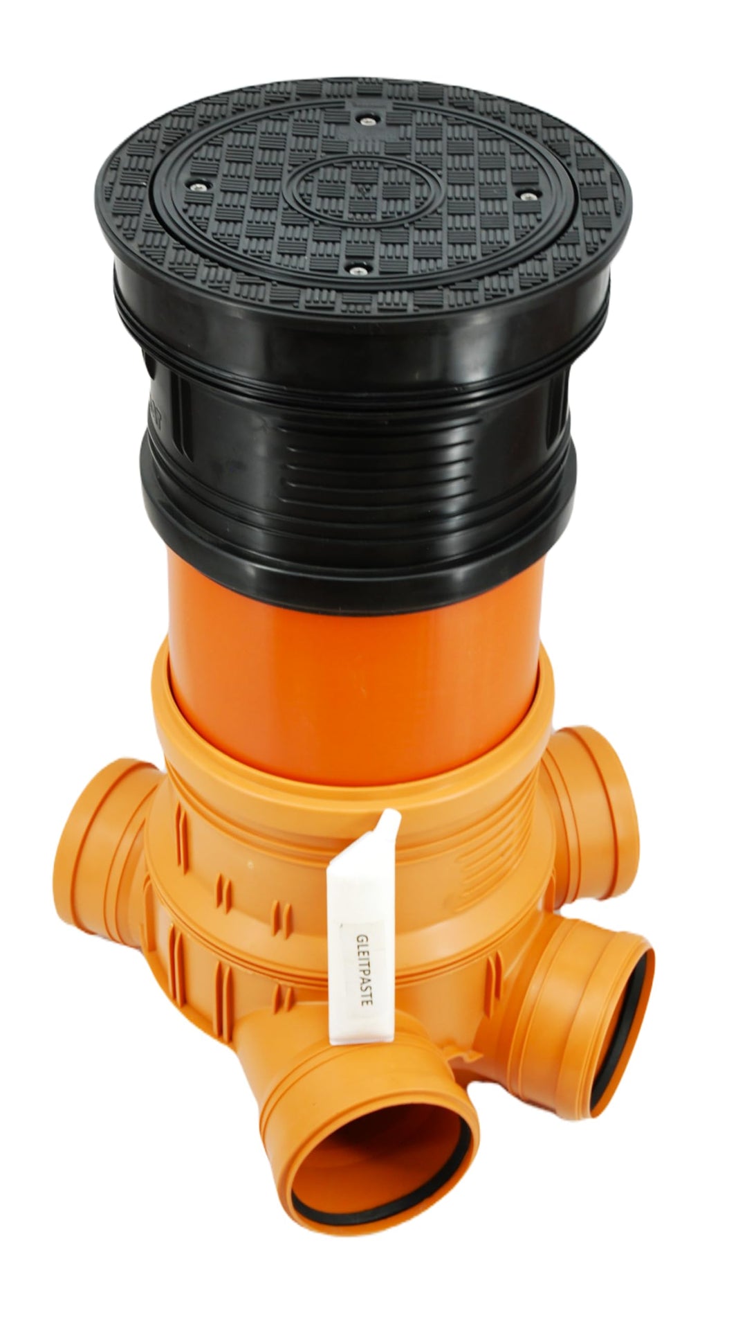 KG Schacht Kontrollschacht Revisionsschacht DN315 / 4 x DN160/125/110 - Schachtdeckel voll, Wasserdi