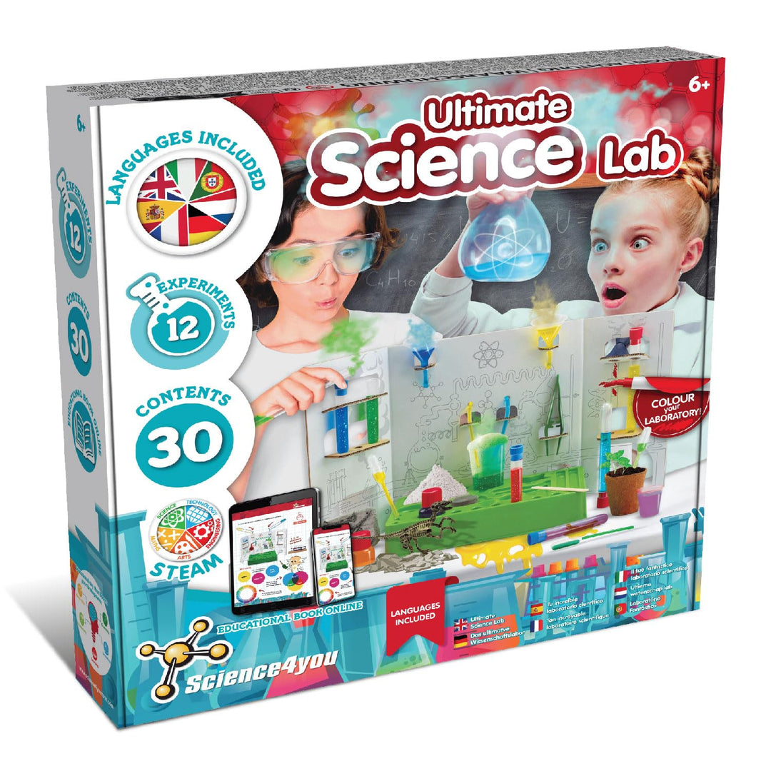 Science4you Ultimativer Experimentierkasten ab 6 - Wissenschaft Spiel mit Experimente für Kinder ab