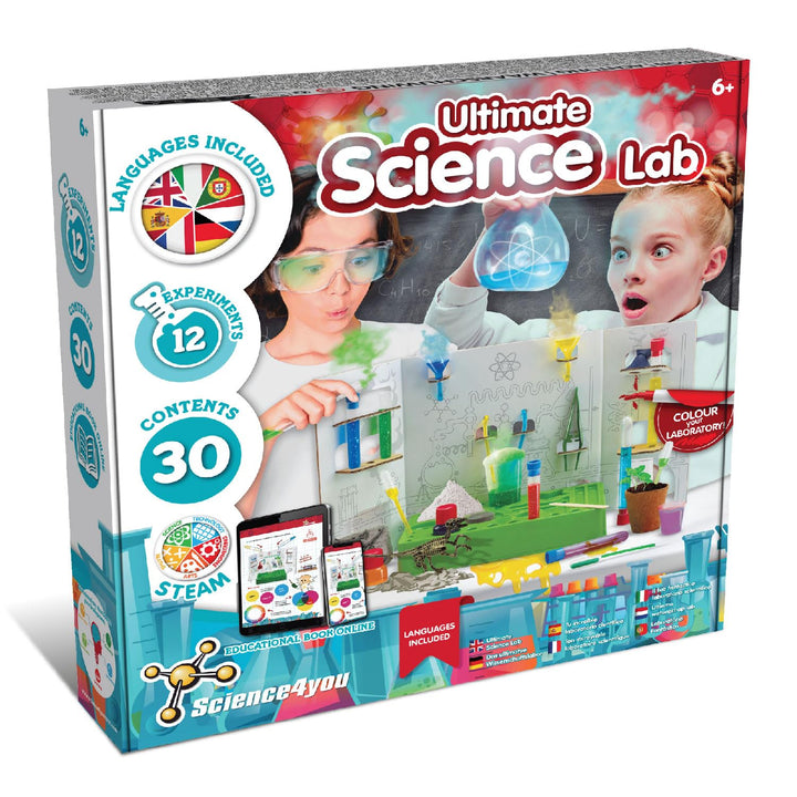 Science4you Ultimativer Experimentierkasten ab 6 - Wissenschaft Spiel mit Experimente für Kinder ab