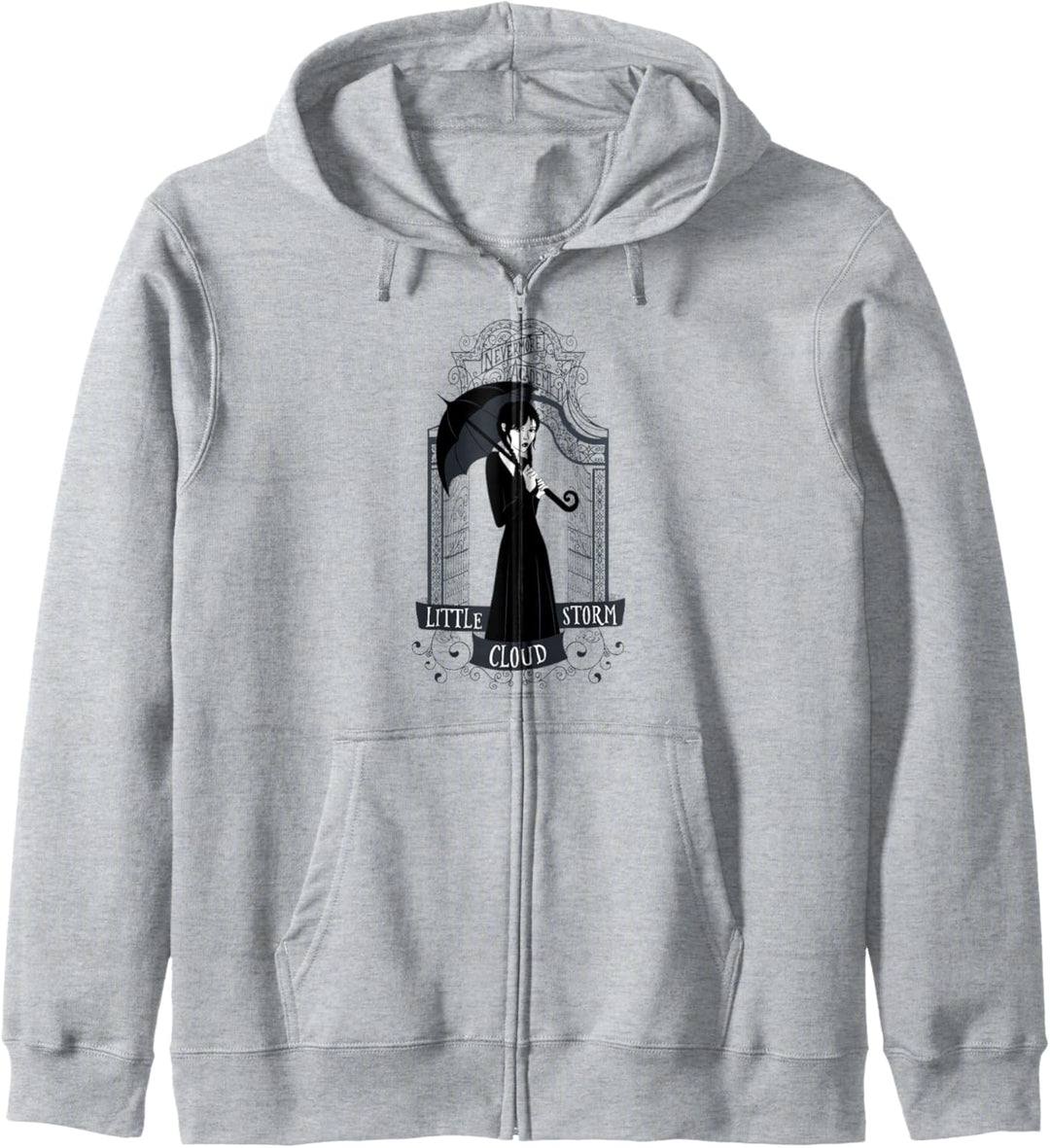 Wednesday Little Storm Cloud Nevermore Academy Gates Kapuzenjacke
