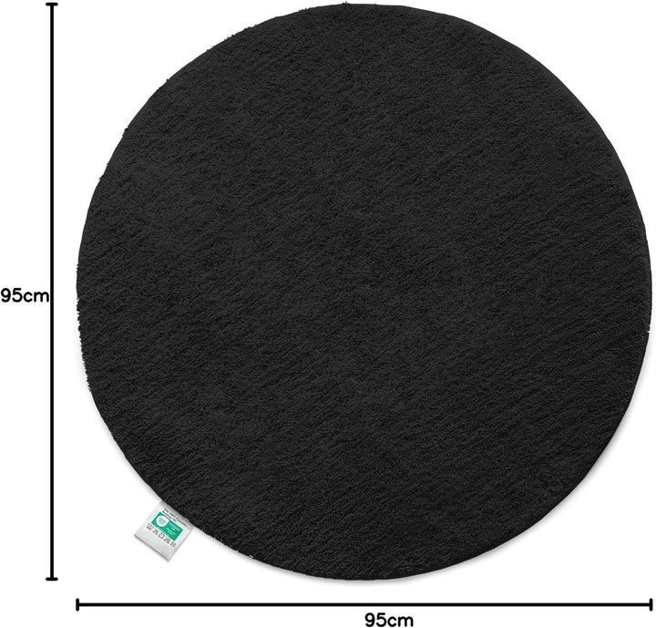 Floordirekt Badematte Sky, Badteppich in Rund, Dichtes, Flauschiges Wohlgefühl für Ihr Zuhause, Badv