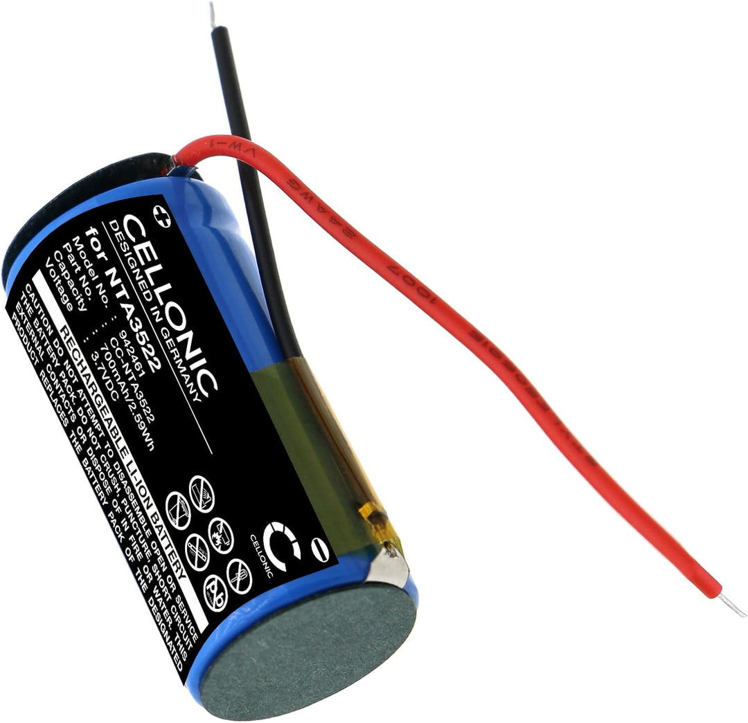 CELLONIC, Akku für Headset kompatibel mit Bose SoundSport Free Wireless (700mAh, 3.7V) Ersatzakku NT