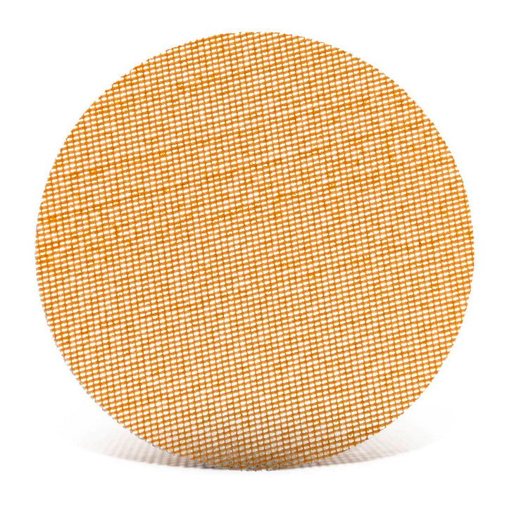 MENZER Ultranet Klett-Schleifgitter, 125 mm, f. Exzenterschleifer, Weisses Edelkorund (25 Stk.) K80