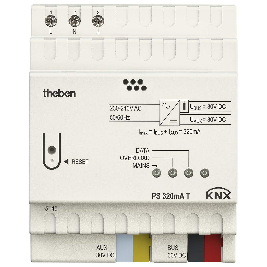Theben 9070957 PS 320 mA T KNX zur Spannungsversorgung und Überwachung der KNX-Systemspannung
