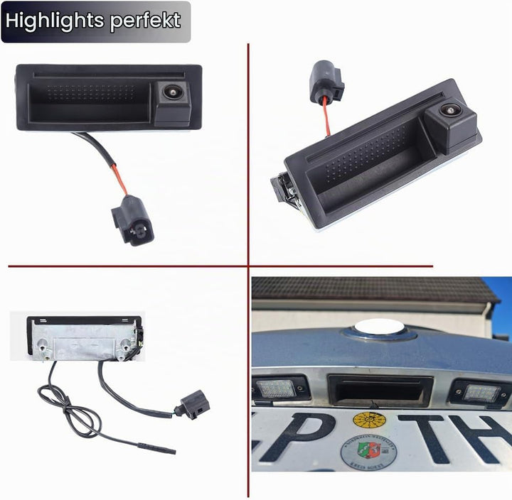 Auto Kofferraum Griff Kamera Replacement for VW Bora Variant Kombi Golf IV 4 MK4 Variant Kombi Touar