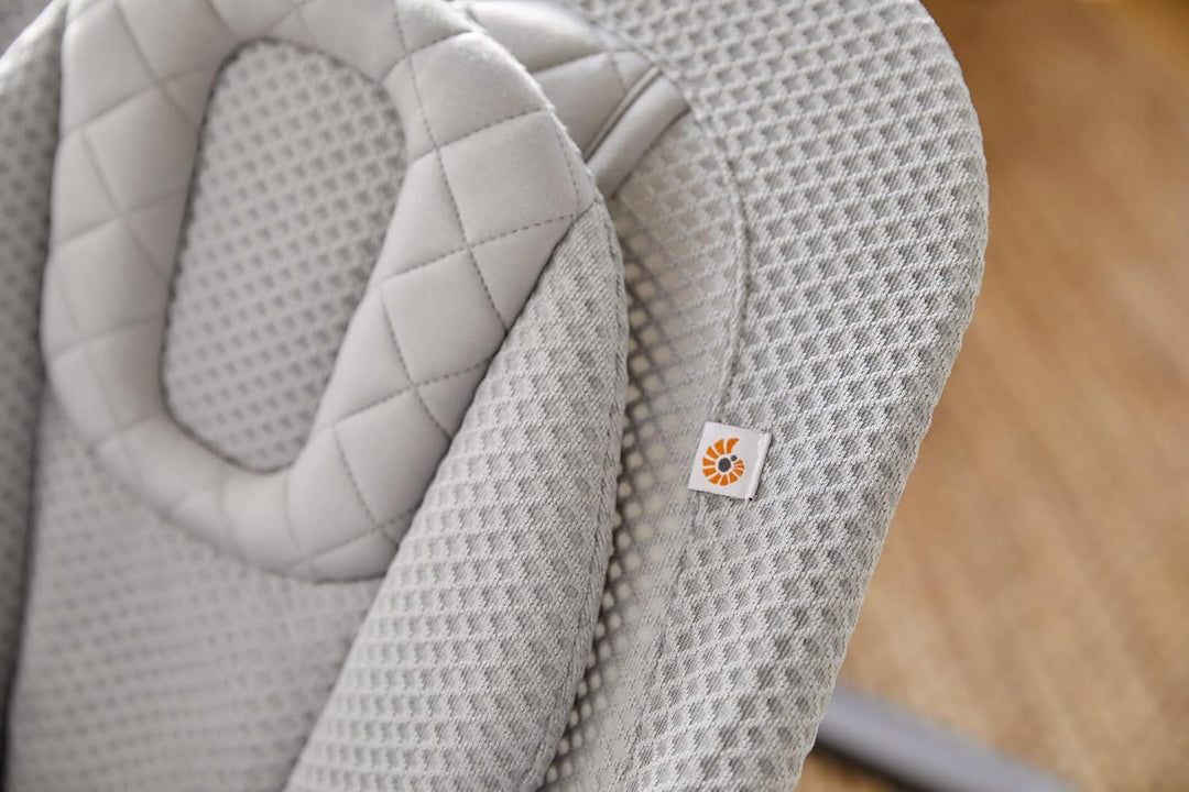 Ergobaby 3-in-1 Evolve Bouncer Mesh, Ergonomische Babywippe für Neugeborene ab Geburt bis zum Kleink