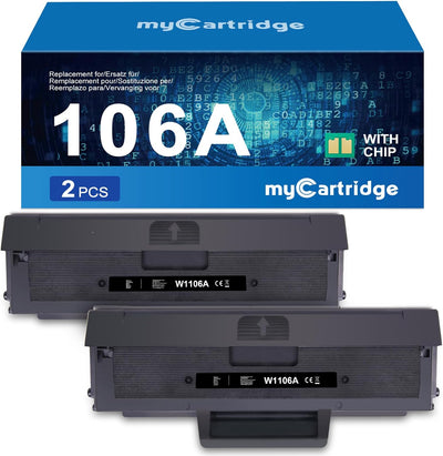 myCartridge W1106A 106A Toner Kompatibel für HP 106A Toner für HP Laser MFP 135wg Toner für HP Laser