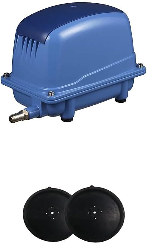 AquaForte Energiesparende Luftpumpe "AP-200", 180 Watt, 250 l/min (bei 1 m), Max. Druck: 5 m, blau +