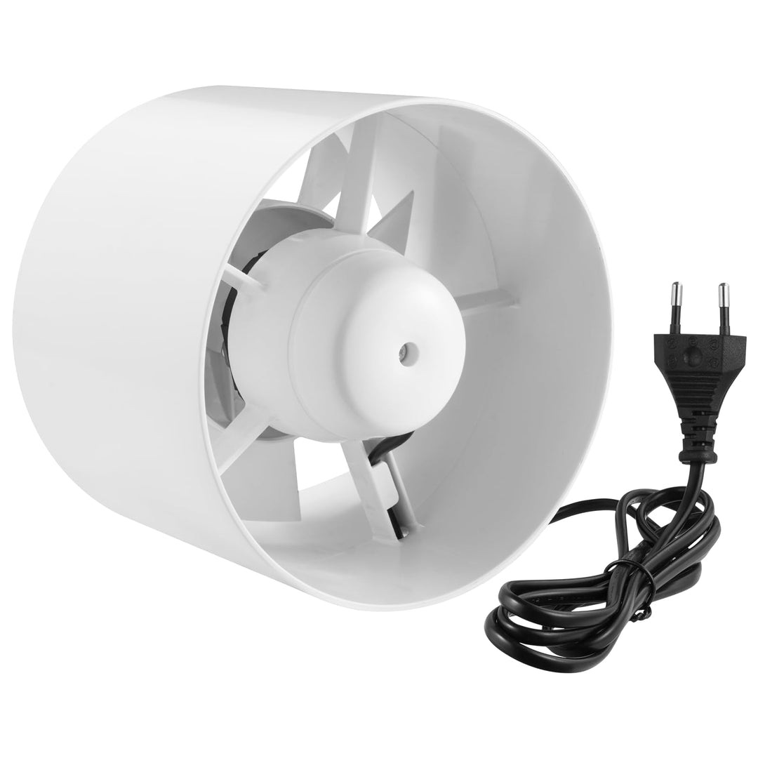 Rohrventilator, Rohrventilator 150mm, 320m³/h, 35dB Leise, Hohe Qualität Abluftventilator, Rohrlüfte