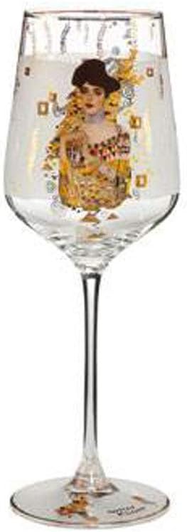 Goebel Weinglas zum Sammeln Adele Bloch-Bauer von Gustav Klimt, 0,45L, 25,8,5 cm, 66-926-54-1, Gold