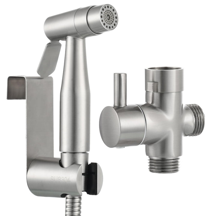 CIENCIA Bidet-Handbrause für Toilette Sprayer Premium Edelstahl Sprüher Shattaf Komplett Bidet Set f