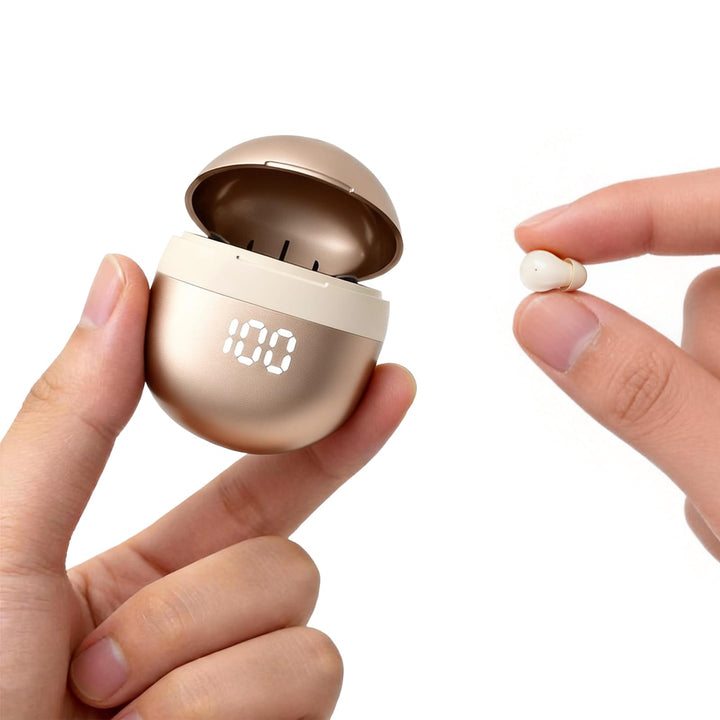 Mini unsichtbare Kopfhörer Bluetooth kabellos in Ear kleinste drahtlose schnurlose Ohrhörer Wireless