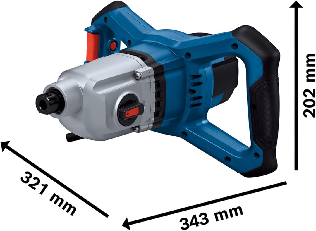Bosch Professional Rührwerk GRW 140 (Leistung 1400 W, 2 Gänge, mit elektronischem Sanftanlauf)
