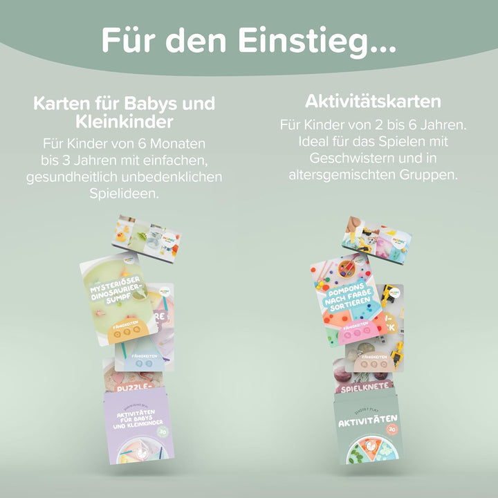 Inspire My PLAY – 30 x sensorische Spielaktivitätskarten für Babys – Inspiration für kreative Spiela