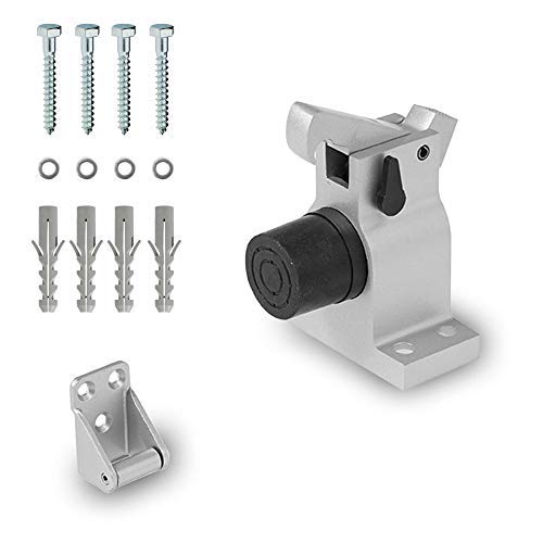 SCHÜCO- Türstopper, TürfeststellerFarbe: Naturton/Silberfarbig (C0 (EV1)), Material: Alu- Guss
