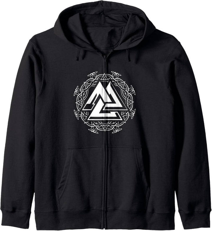 Wikinger Nordische Mythologie Krieger Geschenk - Walhalla Kapuzenjacke