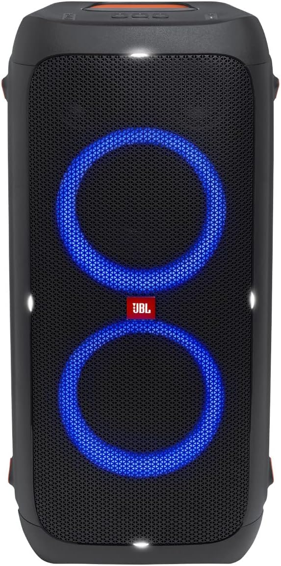 JBL PartyBox 310 - Kabelloser Bluetooth-Party-Lautsprecher mit integrierter dynamischer Beleuchtung,