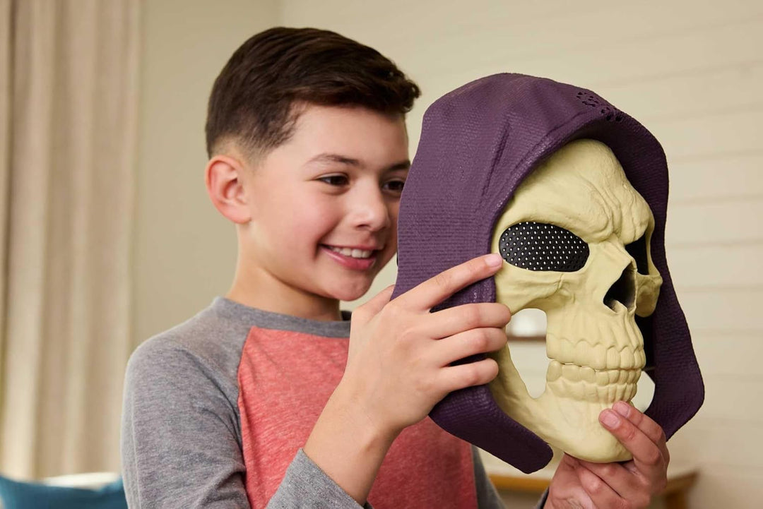 Masters of the Universe Skeletor-Maske, 2026 Film-Aussehen, Dialog, Licht und Sound, Rollenspielkost