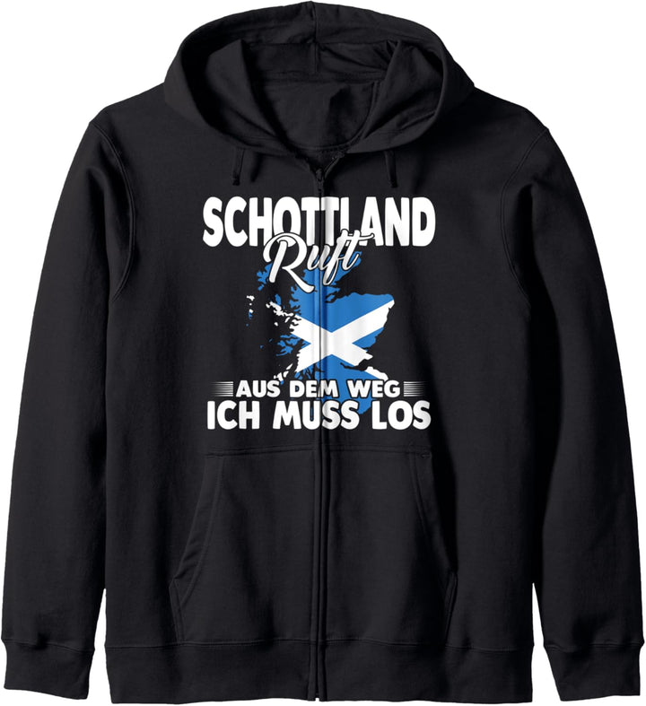 Schottland ruft aus dem Weg ich muss los Kapuzenjacke
