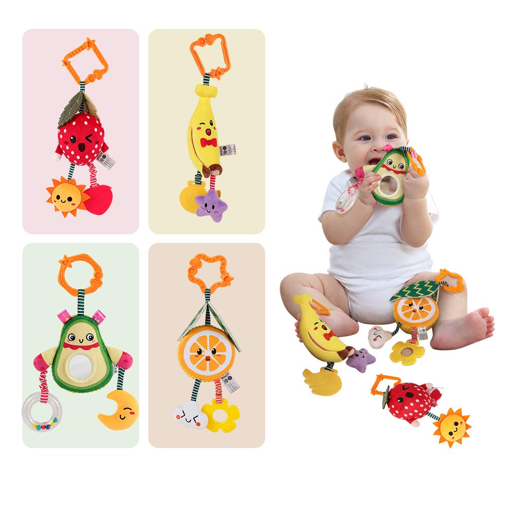 TUMAMA Babyspielzeug 6 Monate Soft Rassel Kinderbett Kinderwagen Kinderwagen Spielzeug für Neugebore