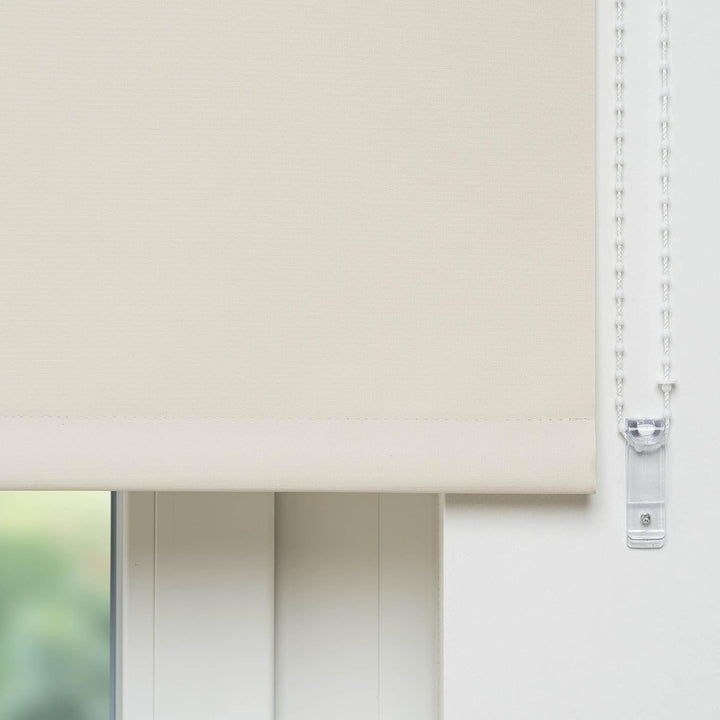 Liedeco® Rollo, Fenster Rollo, Kettenzug-Rollo / 162 x 180 cm (Breite x Höhe), Cream/lichtdurchlässi