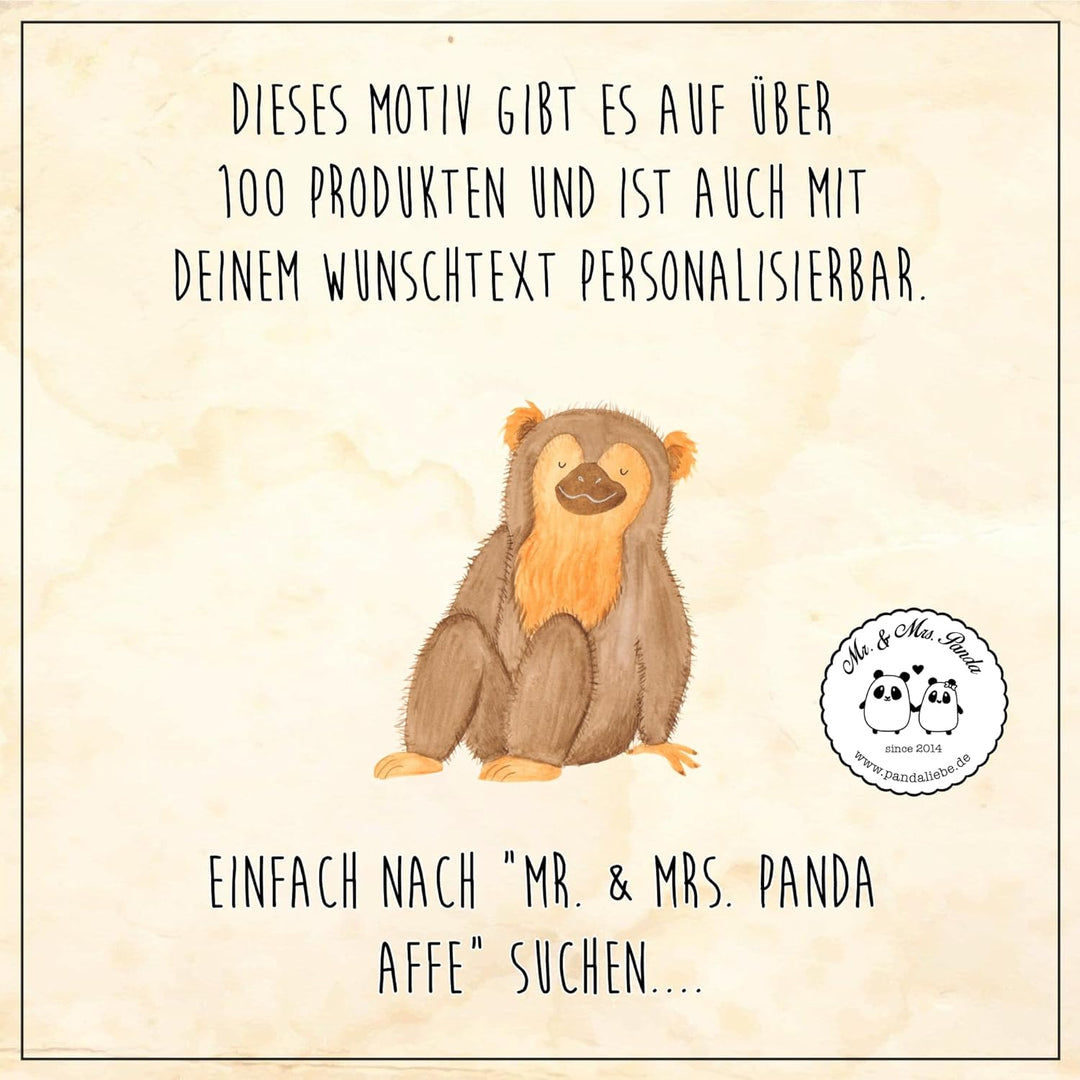 Mr. & Mrs. Panda Motiv WC Sitz Affe - Geschenk, Klodeckel, Selbstachtung, Toilettendeckel, Selbstbew