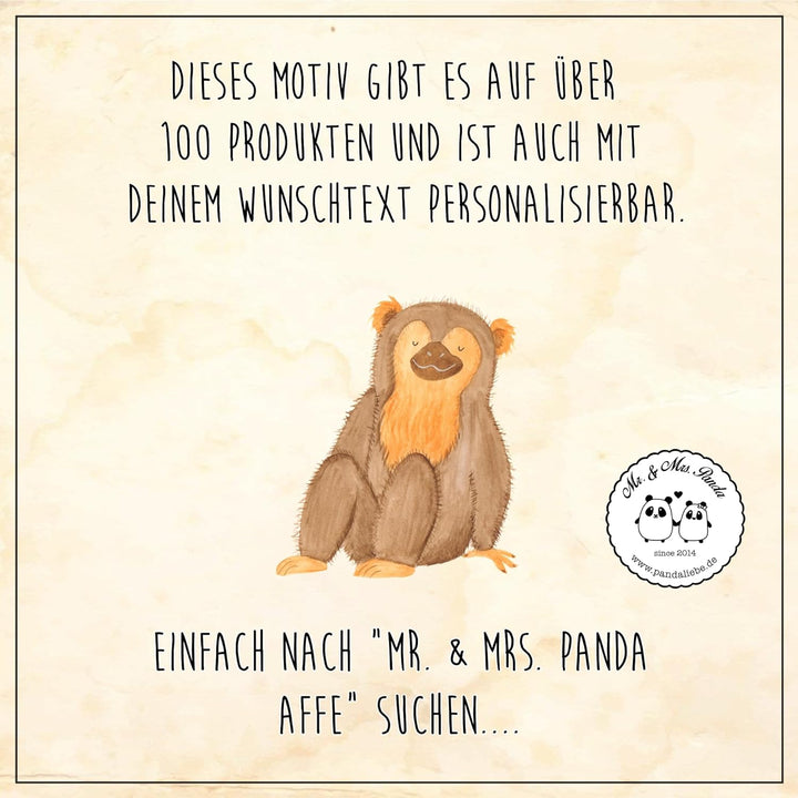 Mr. & Mrs. Panda Motiv WC Sitz Affe - Geschenk, Klodeckel, Selbstachtung, Toilettendeckel, Selbstbew