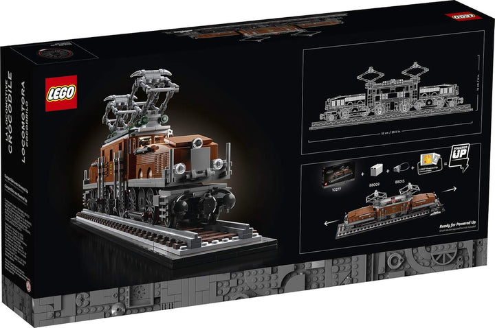 lego Crocodile Locomotive 10277 Building Kit; Recreate The Iconic Crocodile Locomotive with This Tra