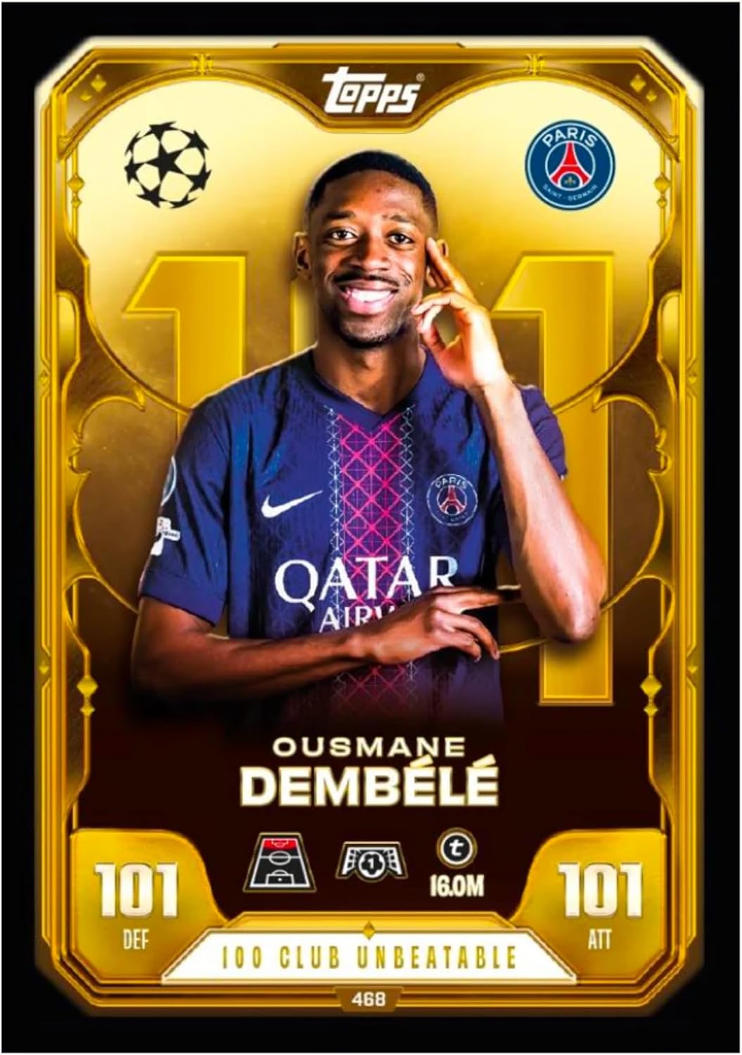 Starterpaket Spielkarten Attax UCL 25-26