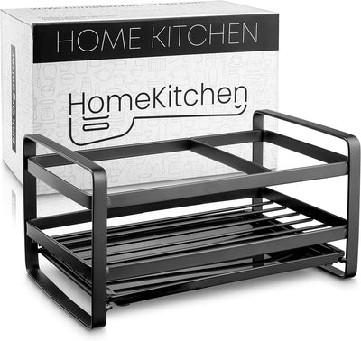 HomeKitchen® Premium Spülbecken Organizer aus rostfreiem Edelstahl für Aufbewahrung von Küchenutensi