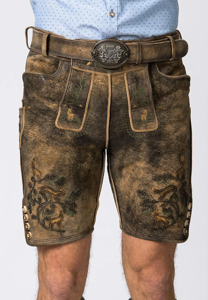 Stockerpoint Herren Hartl Hose 44 Oid Gespeckt-grün, 44 Oid Gespeckt-grün